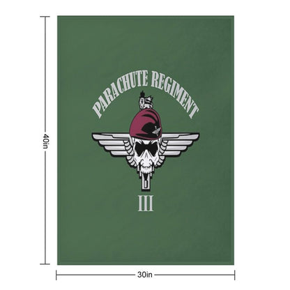 Parachute Regiment - 3rd Battalion (3 PARA) Throw Blanket