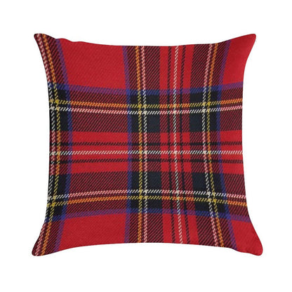 Traditional Royal Stewart Scottish Tartan Soft Washable Throw Pillow