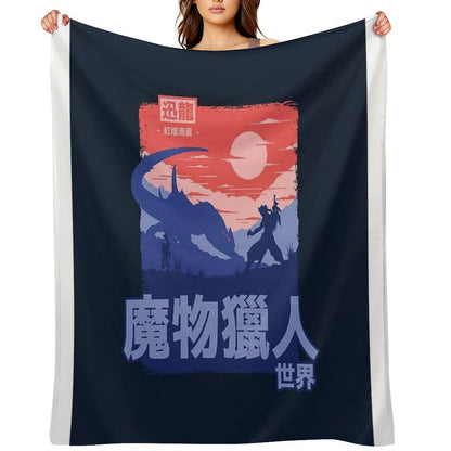 MHW Nargacuga Throw Blanket