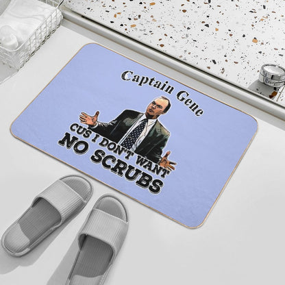 The Other Guys Movie Quote Captain Gene No Scrubs Bath Mat
