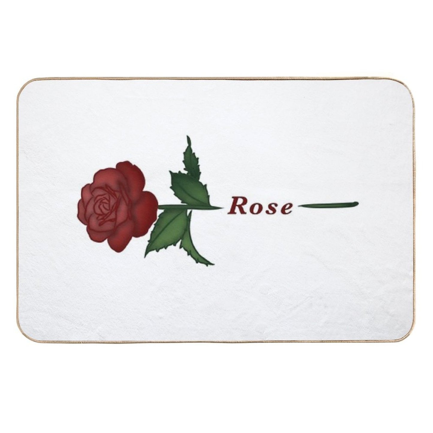 Rose Ver. 5  Absorbent Bath Mat