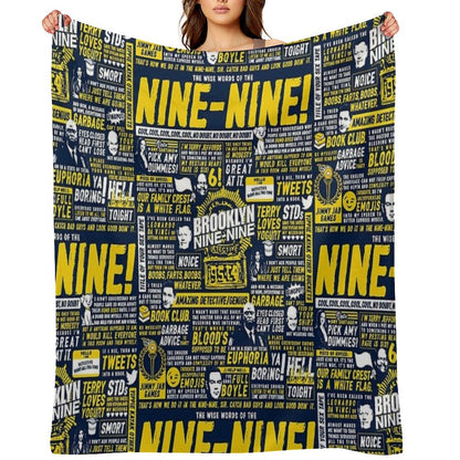 Wise Words of The Nine-Nine Throw Blanket