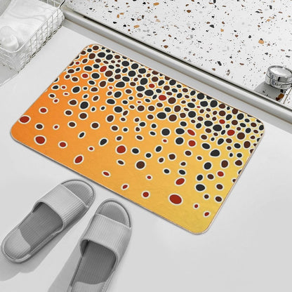 Brown Trout Skin Bath Mat