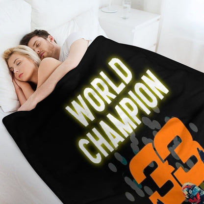 Verstappen Champion Throw Blanket