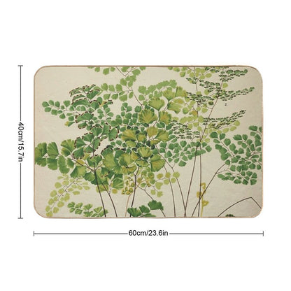Maidenhair Ferns Bath Mat