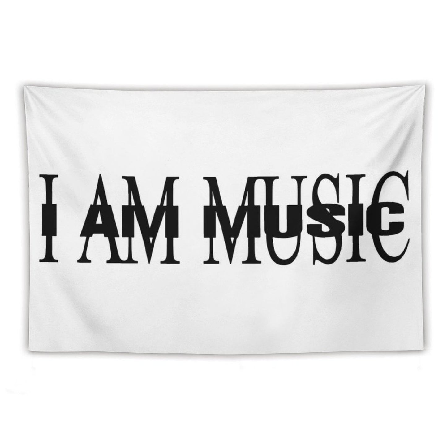 I AM MUSIC Album Cover Tapestry