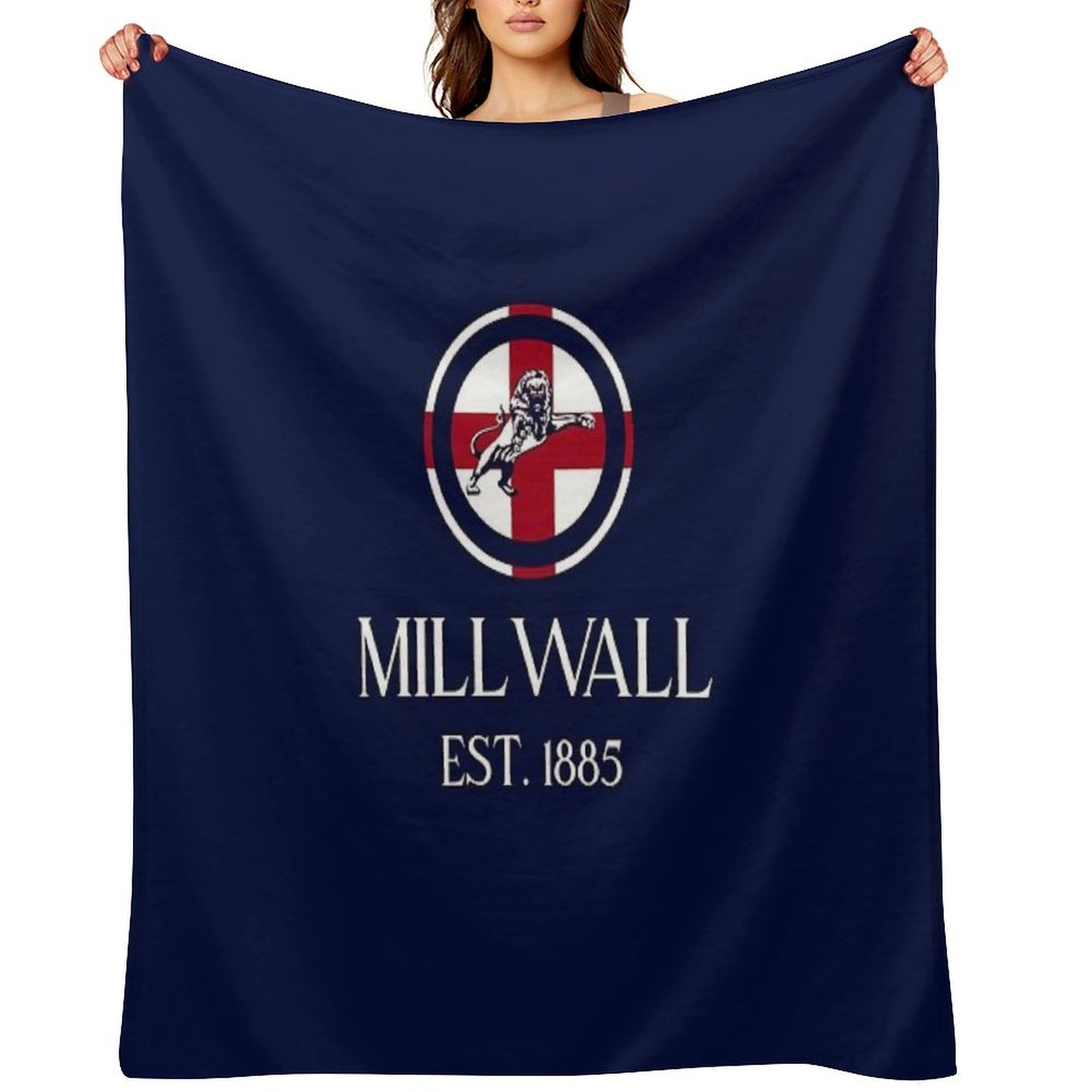 Millwall England Throw Blanket