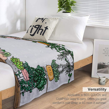Plant Buddies All Around Throw Blanket