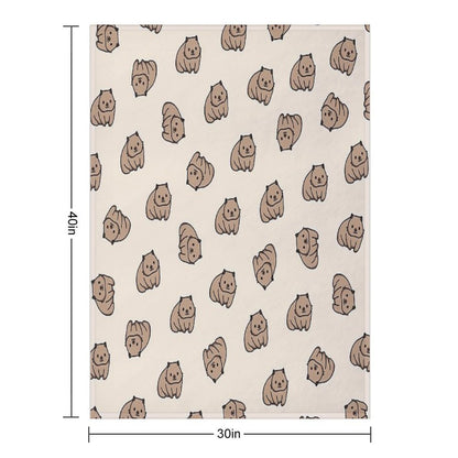Wombat Throw Blanket
