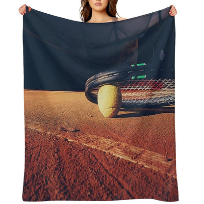 Tennis Ball Throw Blanket