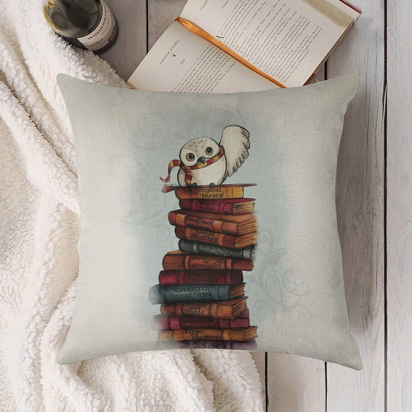 Hedwig Linen Throw Pillow Cover