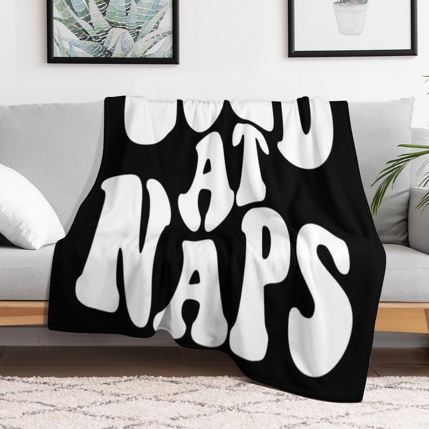 Good At Naps Throw Blanket