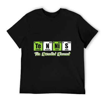 Tennis - The Essential Element  Funny Love Tennis T-Shirt