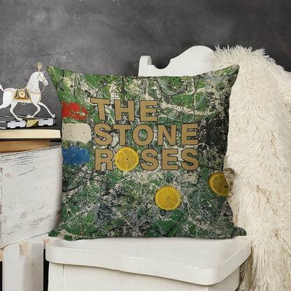 The Three Yellow Linen Throw Pillow Cover