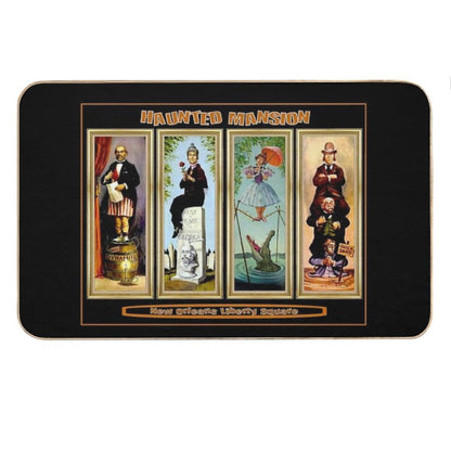 HAUNTED MANSION  Vintage New Orleans Liberty Square Prints. Bath Mat