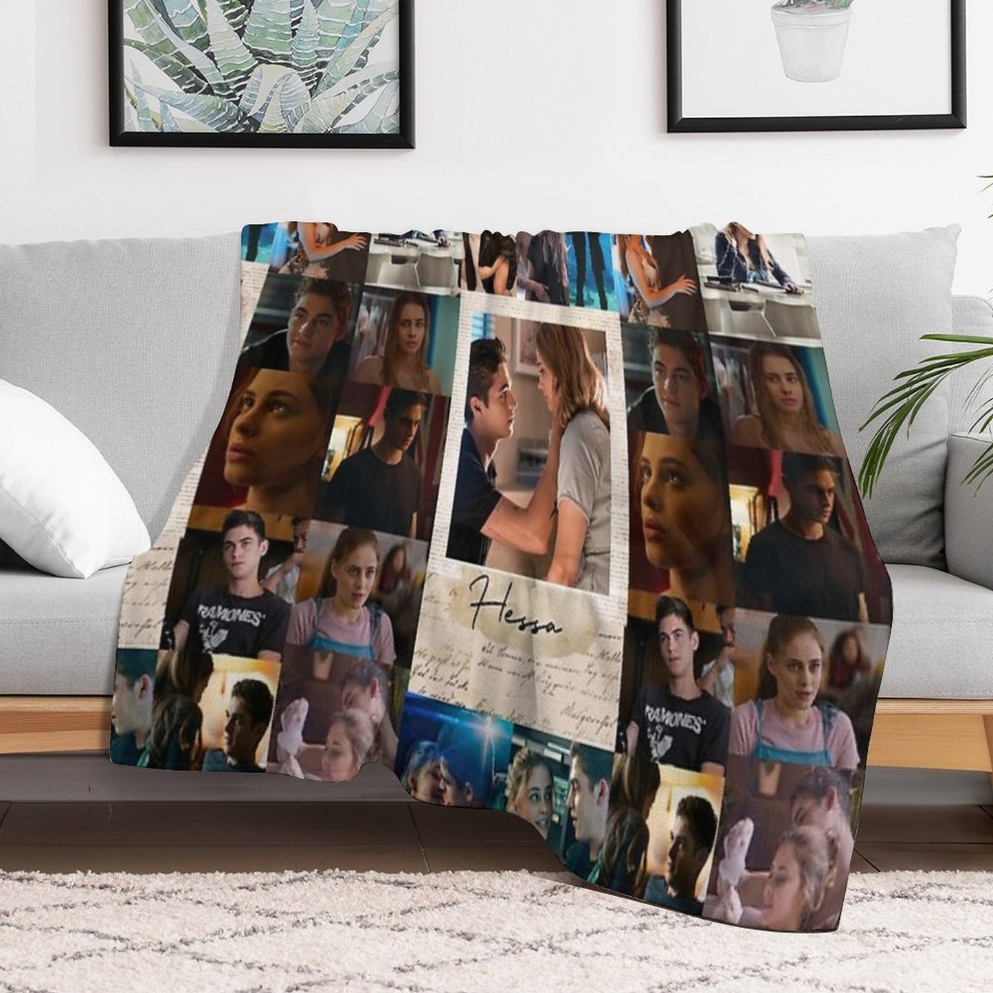 Hessa Collage Throw Blanket