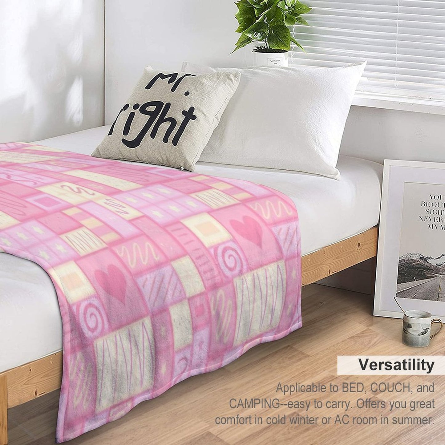 Strawberry Chocolate Throw Blanket