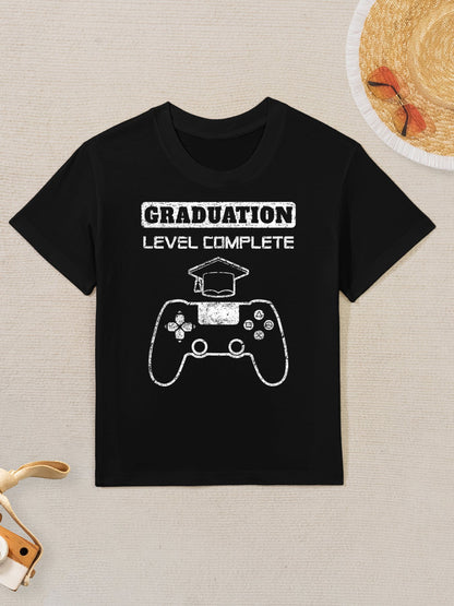 Graduation Level Complete Funny Graduated Humor Men Women Kids T-Shirt
