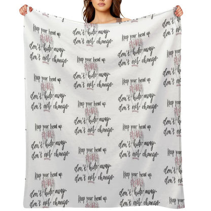 Perfect Now by LouisT - Digital Lettering Throw Blanket