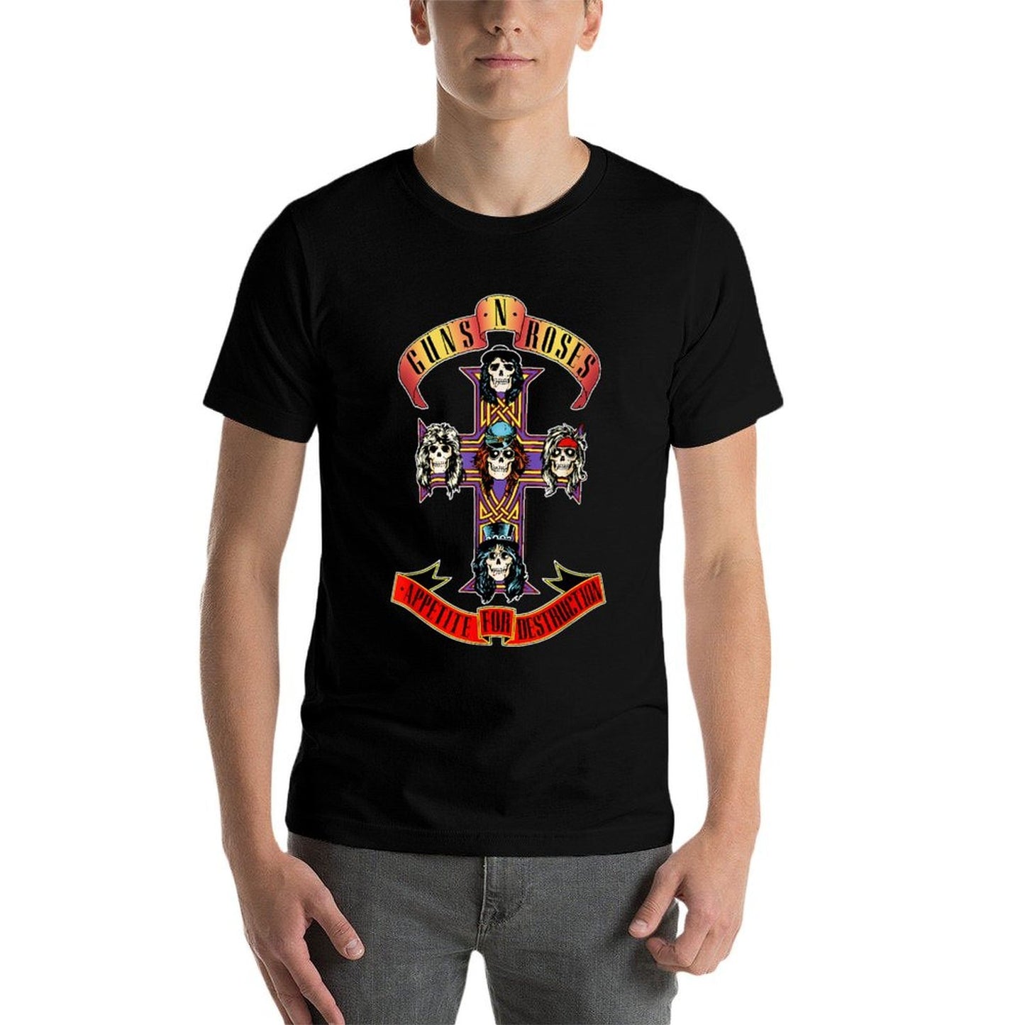 Guns N Roses Official Cross  Versatile T-Shirt