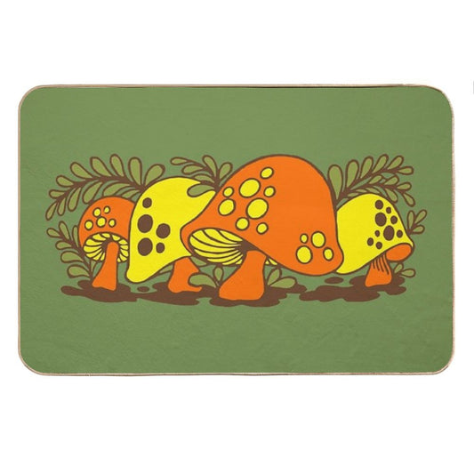 Vintage Sears Merry Mushroom Bath Mat