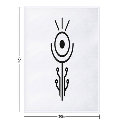 Totem of Still Ascent Throw Blanket