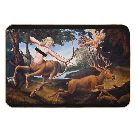 Leslie Knope, Goddess of The Hunt Bath Mat