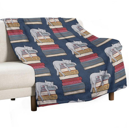 How to Chill Like A Cat Throw Blanket