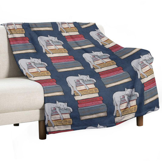 How to Chill Like A Cat Throw Blanket