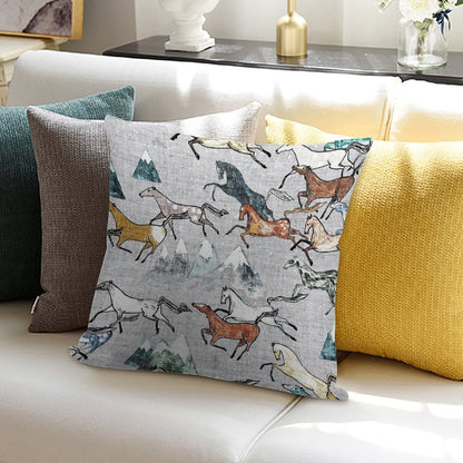 Mt Kosciuszko Brumbies Soft Easy Maintenance Throw Pillow