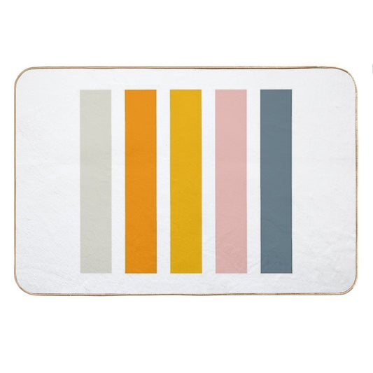 Mid- Century Modern  Happiness Bath Mat