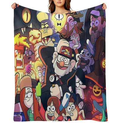 Gravity Falls Throw Blanket