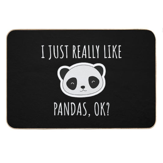I Just Really Like Pandas, Ok Bath Mat