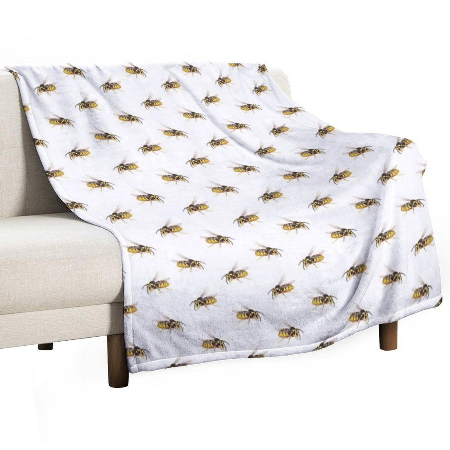 The Wasp Throw Blanket