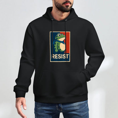 Portland Frog Protest for Men And Women Versatile Streetwear Hoodie