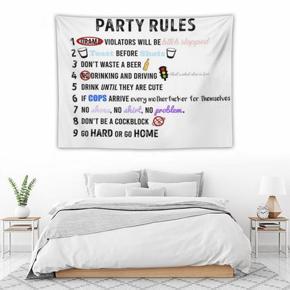 Party Rules Tapestry