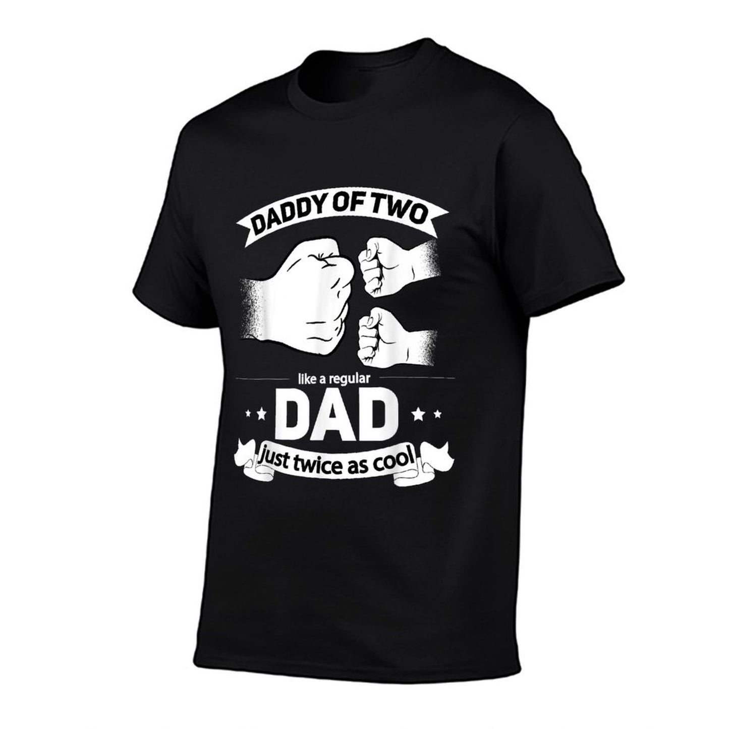 Dad Squared Fathers Day Dad of Two Cool Daddy of 2 T-Shirt