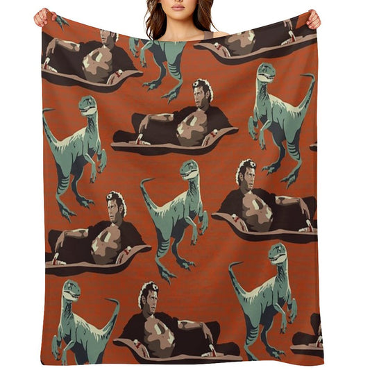 Jurassic Geniuses Throw Blanket