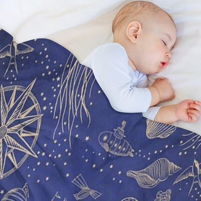 Ocean Meets Sky - Hardcase Throw Blanket