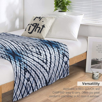 Diamonds Indigo Throw Blanket
