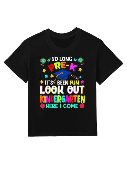So Long PreK Graduation Graduate Teacher Kid Boy Girl Kids T-Shirt