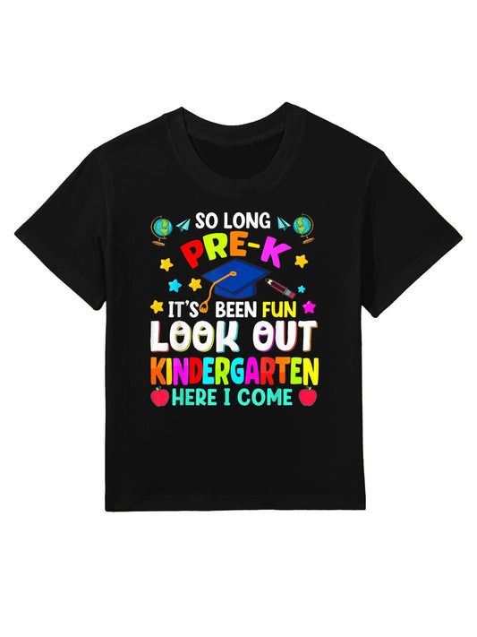 So Long PreK Graduation Graduate Teacher Kid Boy Girl Kids T-Shirt