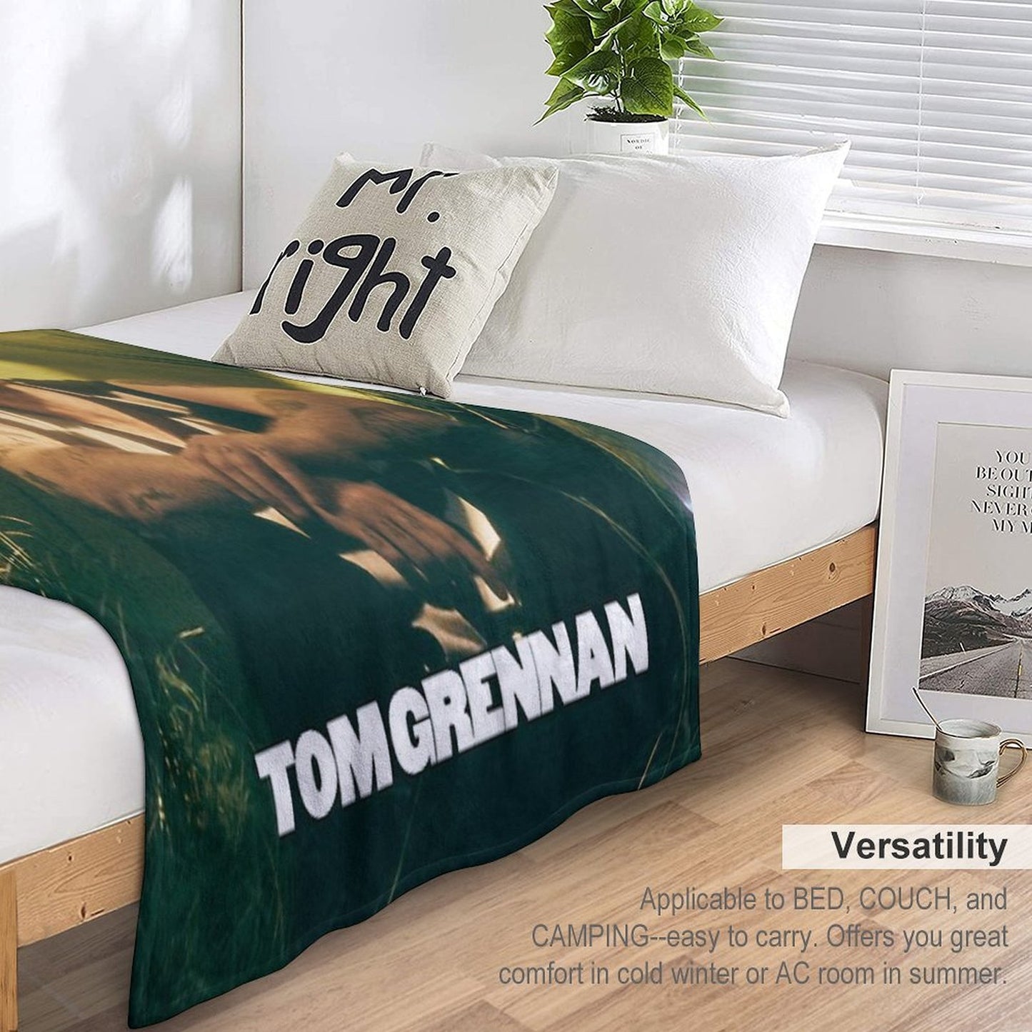 Tom Grenan Evening Summer Throw Blanket