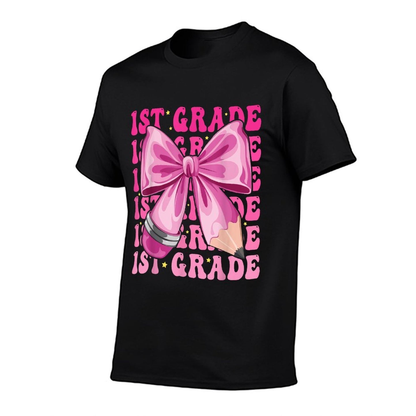 1st Grade Girls Coquette Bow Back To School First Grade  High-quality Stitching T-Shirt