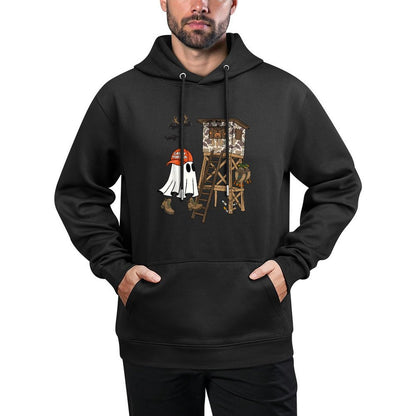 Candy Hunter Camo Ghost Boys Halloween Deer Duck Hunting Shape Retention Hoodie