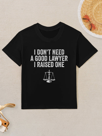 Lawyer Parents My Son Daughter Law School Graduation Kids T-Shirt