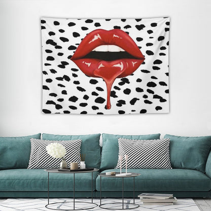 Drippy Lips Tapestry