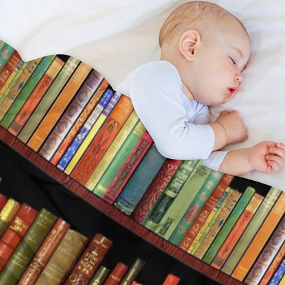 Jane Austen Antique Books, British Antique Books Throw Blanket