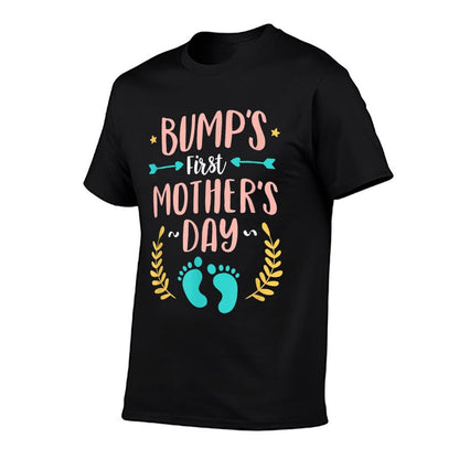Bumps First Mother&#39;s Day Shirt Baby Expecting Mom Gift T-Shirt