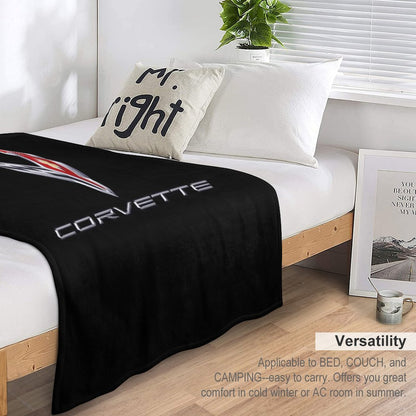 Best of Corvette Hi Logo Throw Blanket